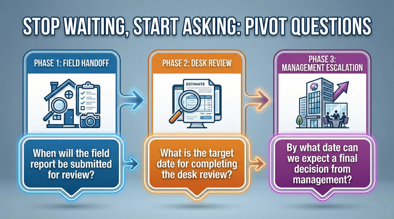 Pivot Questions For Common Insurance Claim Delays