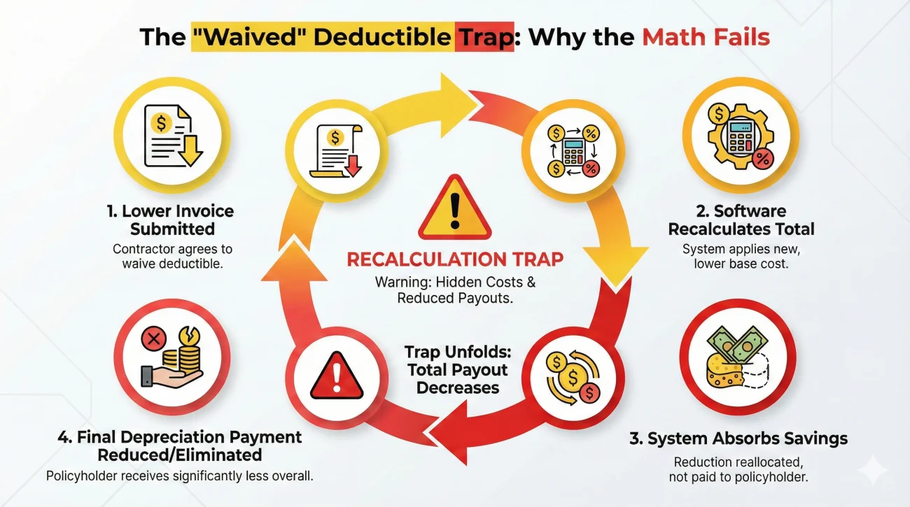 Risks Of Waived Deductibles In Insurance Claims