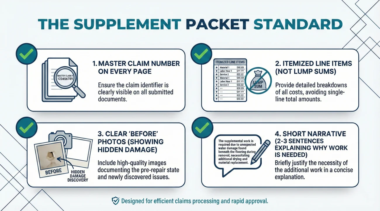 Standard Requirements For An Insurance Supplement Packet