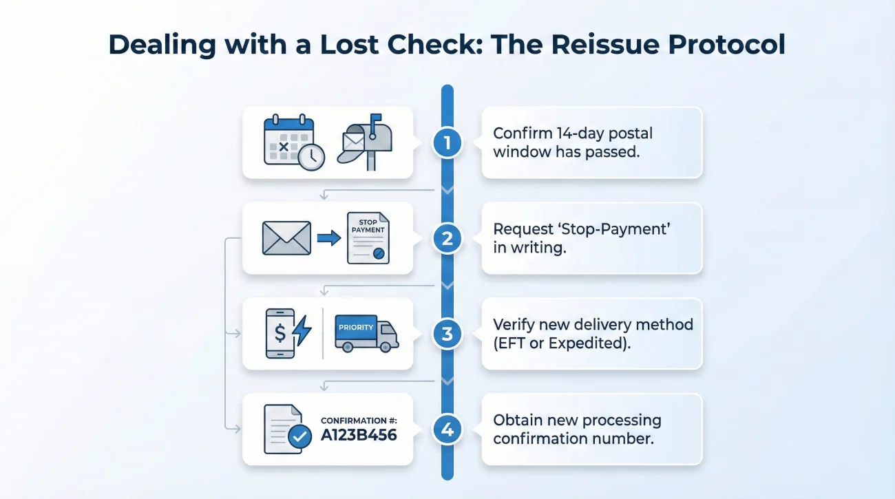 Stop Payment And Reissue Protocol For Lost Checks