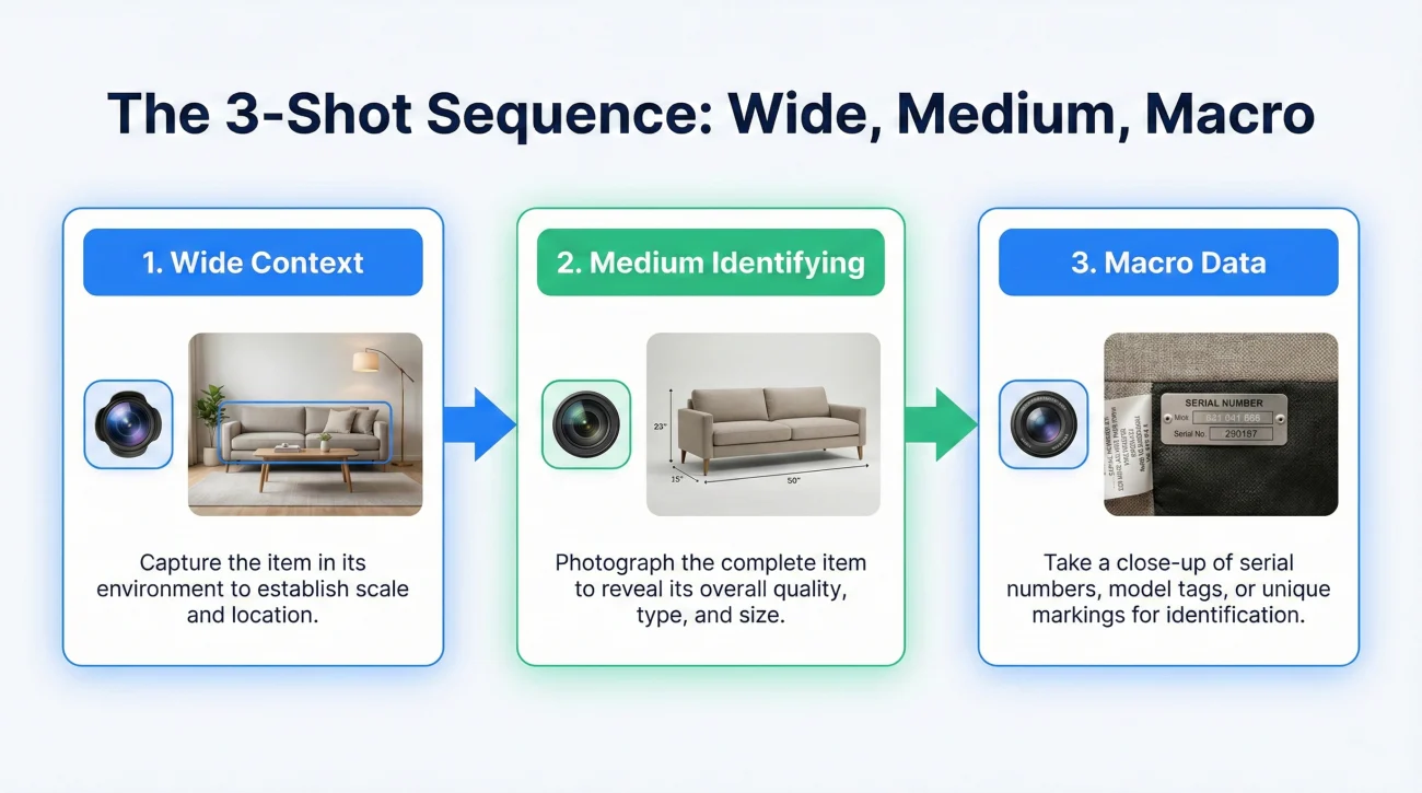 The Three Shot Sequence For Ideal Claim Proof