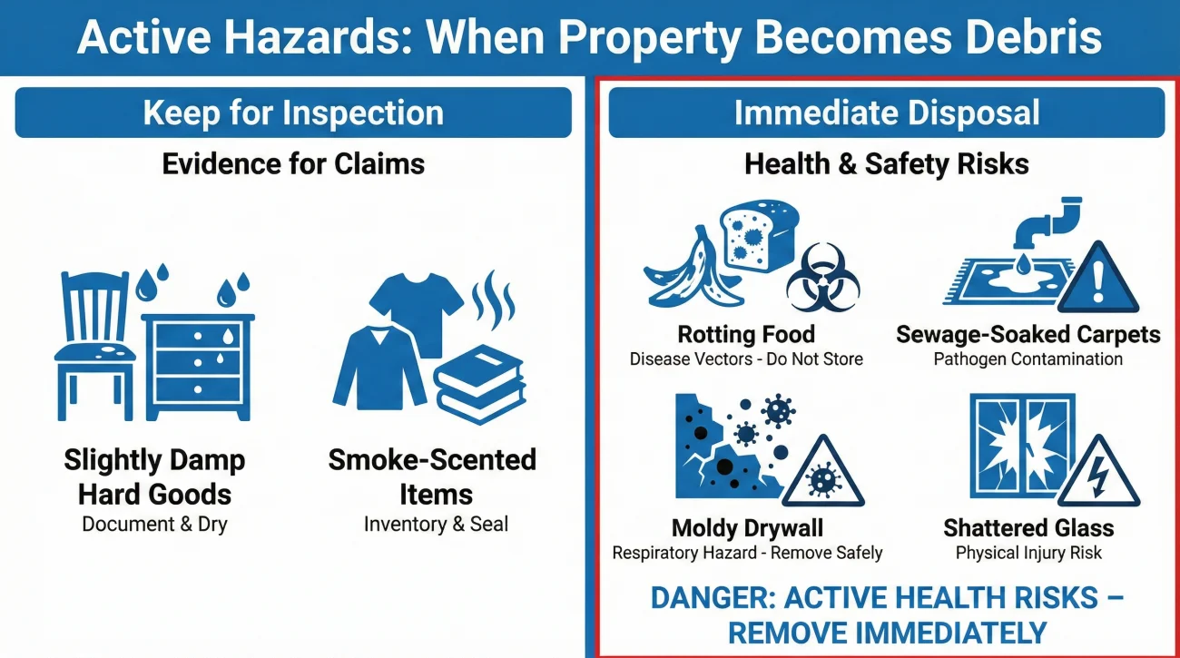 Threshold For Transitioning Property To Hazardous Debris