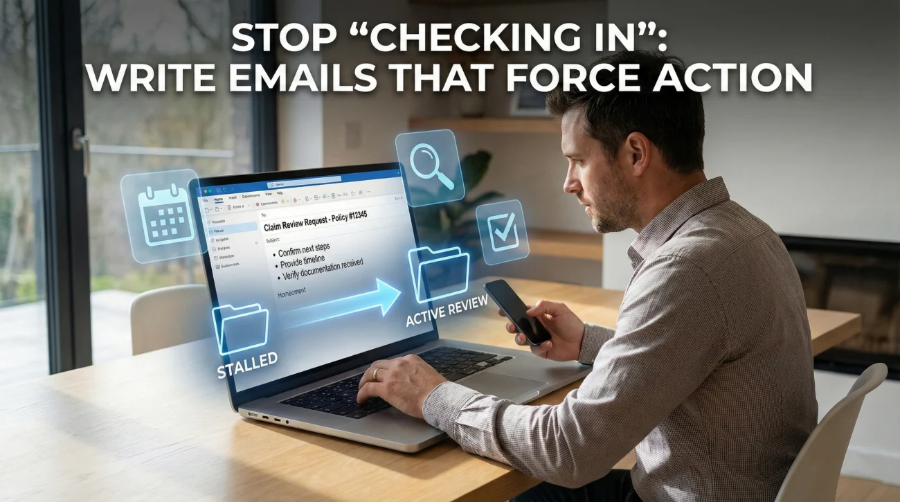 Claim Status Update Email