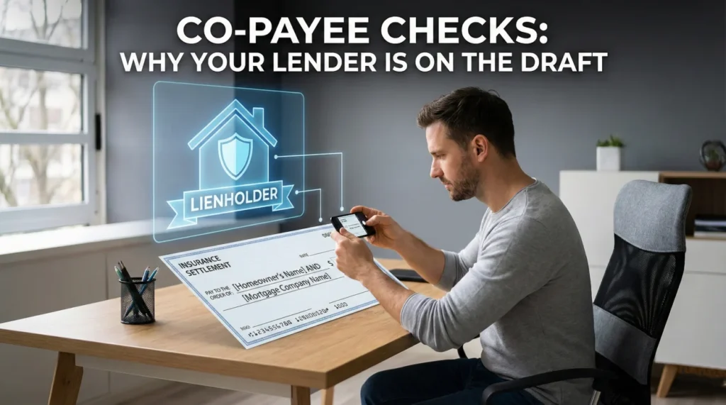 Insurance Check Made Out To Mortgage Company