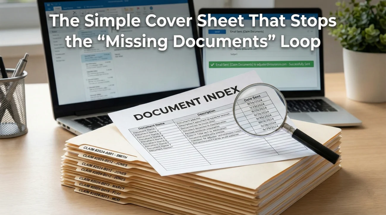 Insurance Claim Document Index