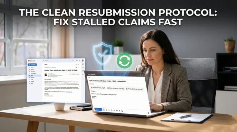 Insurer Lost Your Files? The Clean Resubmission Protocol