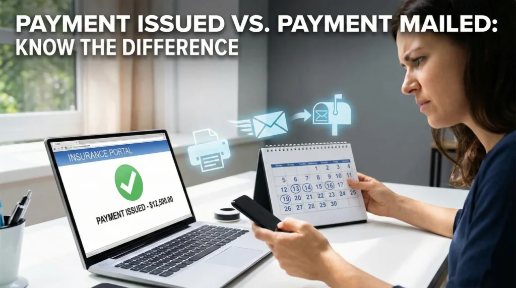 Payment Issued But Not Received Insurance