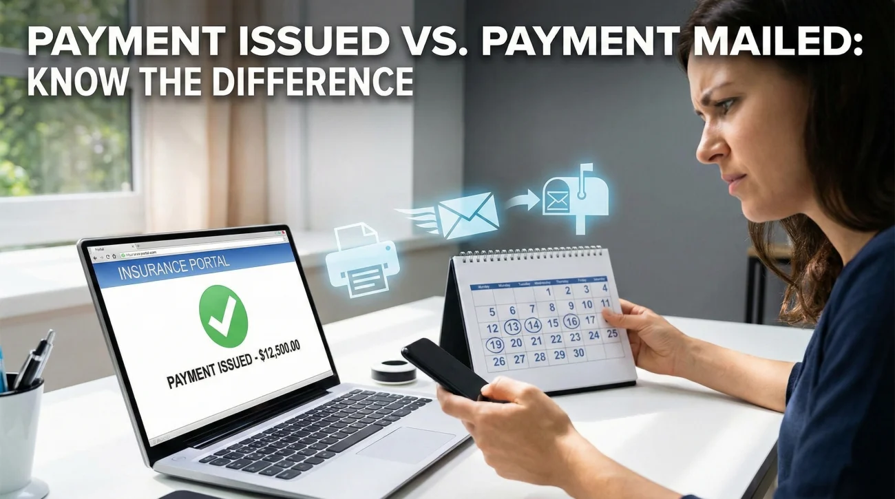 Payment Issued But Not Received Insurance