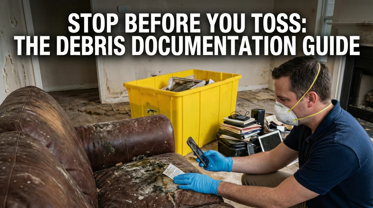 What To Photograph Before Throwing Away For Claim