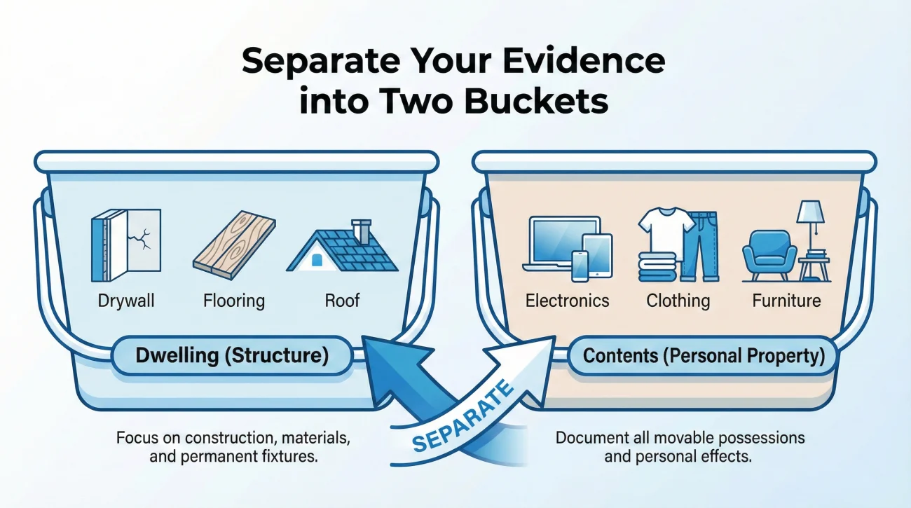 Insurance Claim Property Categorization Buckets