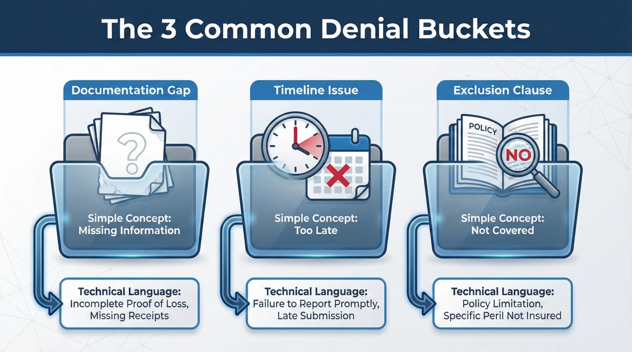 Insurance Denial Language Bucket Categories