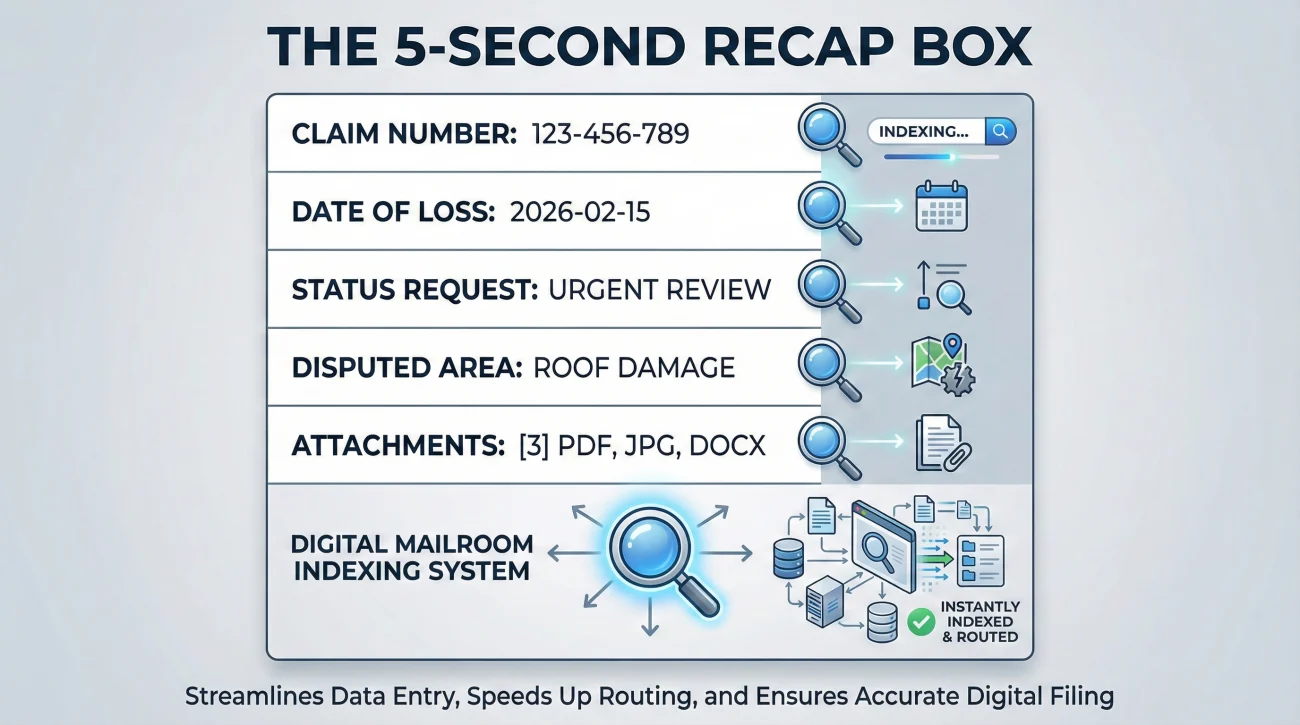 Insurance Document Recap Field Template