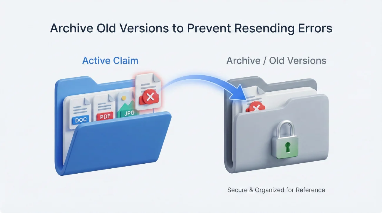 Local Computer File Organization For Claims