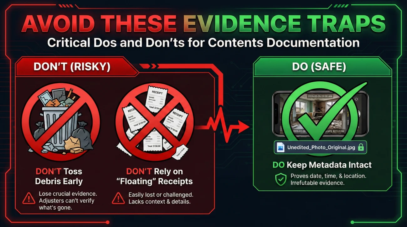 Personal Property Documentation Errors To Avoid