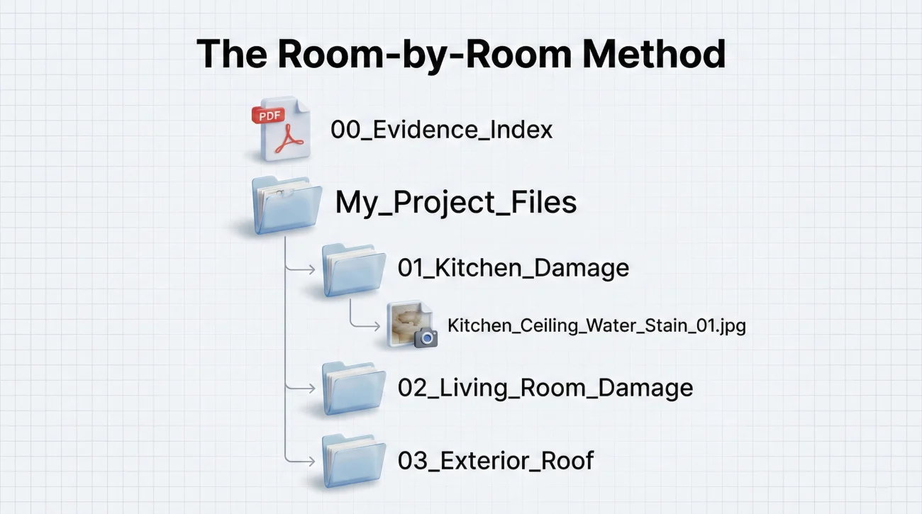 Room By Room Insurance Photo Organization