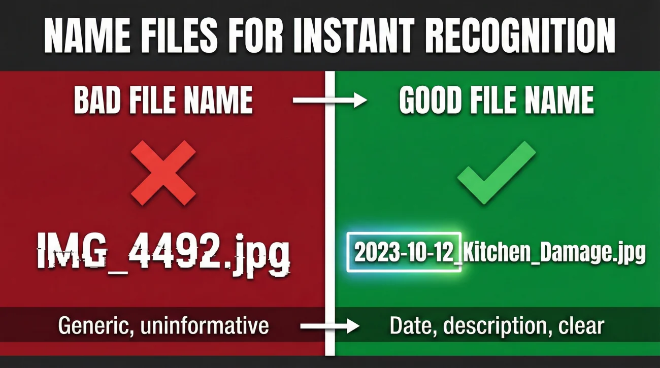 Standardized File Naming Convention Comparison