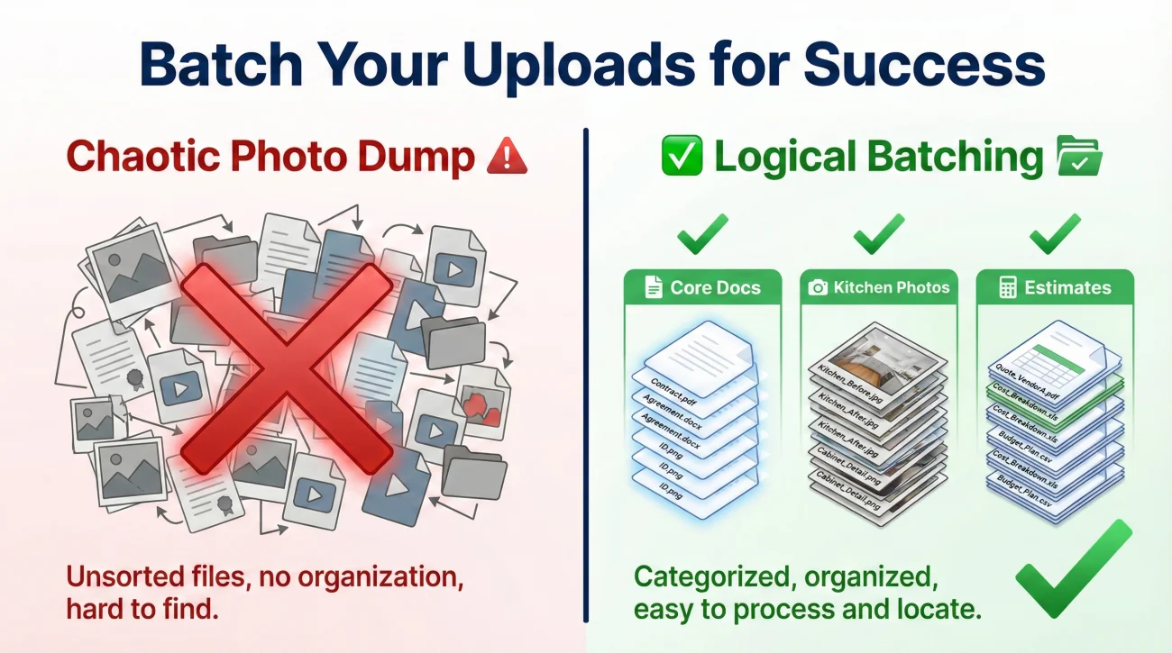 Strategic Batch Upload Method For Claims