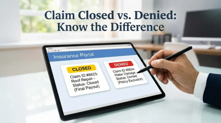 Closed vs. Denied: Reading Your Insurance Claim Status Correctly