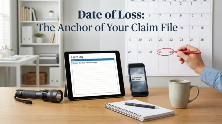 Date of Loss Documentation: Why Inconsistent Dates Kill Claims