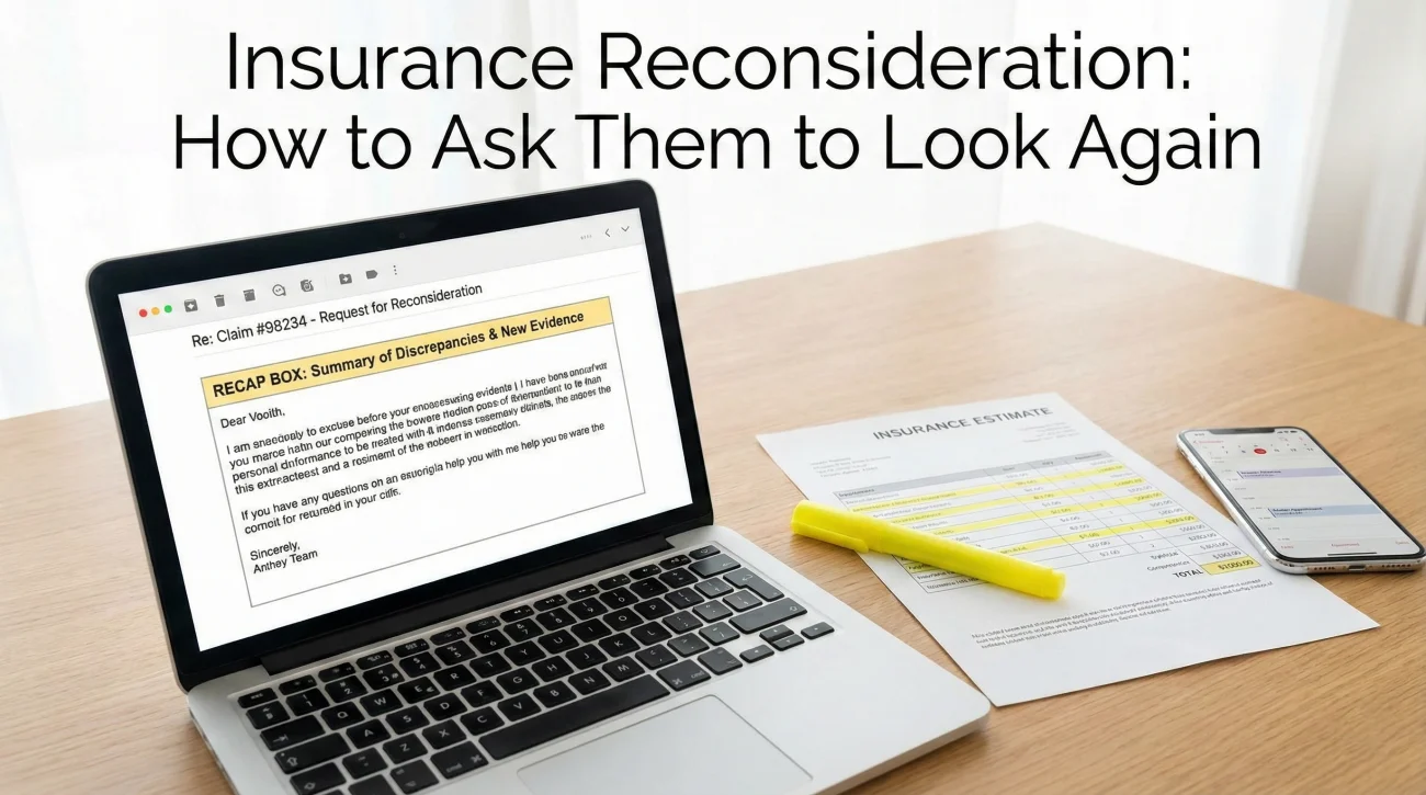 Request Reconsideration Insurance Claim